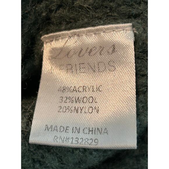 Lovers and Friends Independent Sweater Wool blend in Evergreen Women’s Size M - Picture 7 of 10